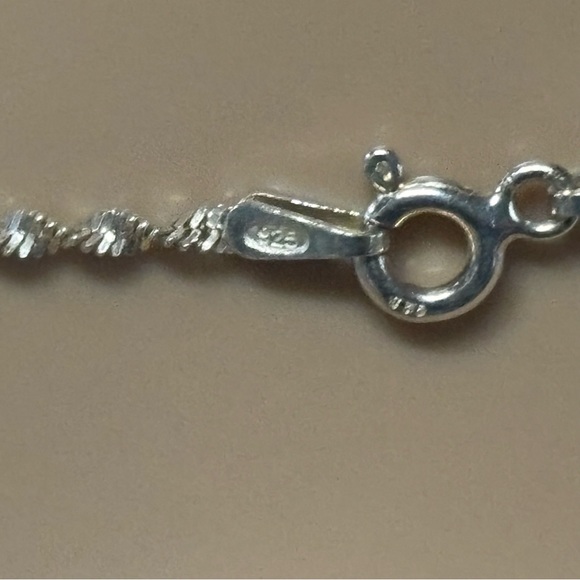 ❤️Rare Italian Hand Wired 925 Moonstone & Silver Necklace - Picture 6 of 8